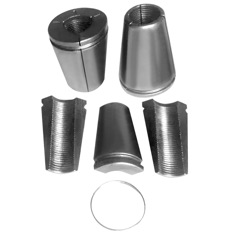 

Concrete Grip Anchoring Wedge Clamp 1/2 Inch Post Tension 3 Piece Wedge for 12.7mm 15.2mm Pc Strand