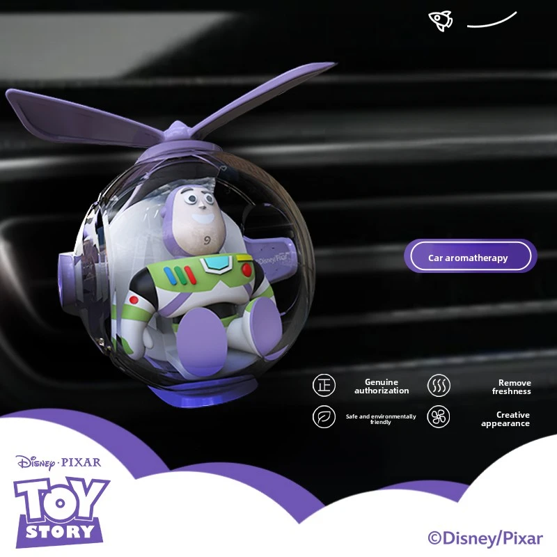 مجموعة معطر هواء السيارة ديزني ستيتش بيكسار - 5 أنماط (لوتسو بير، ستيتش، مايك، ويني ذا بوه، باز لايت يير) لتنفيس السيارات