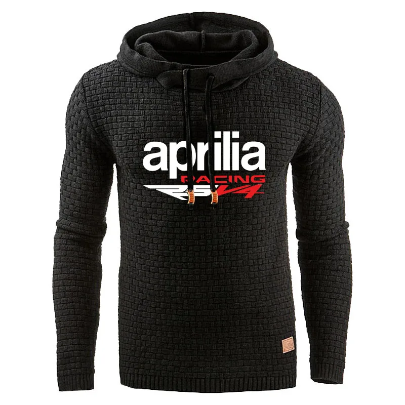 

Men's Hoodie Aprilia Racing RSV4 Print Unisex Hooded Fleece Sweatshir Pullover Plaid design Harajuku oversized hoodie top