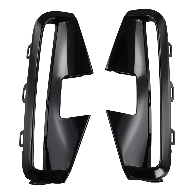 

A99F-For BMW 4 Series G22 G23 Front Bumper Fog Lights Grille Trim Strip Kit 51118077070, 51118077069