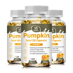 Yimiduk Pumpkin Seed Oil 1000mg 100 Softgels for Prostate Health Cancer Prevention Antioxidant