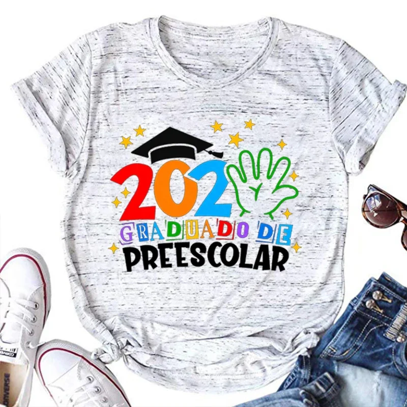 2025 Kindergarten Graduation Shirt Kindergarten Graduation Tee Spanish Kindergarten Graduation Gift Gothic Tops L