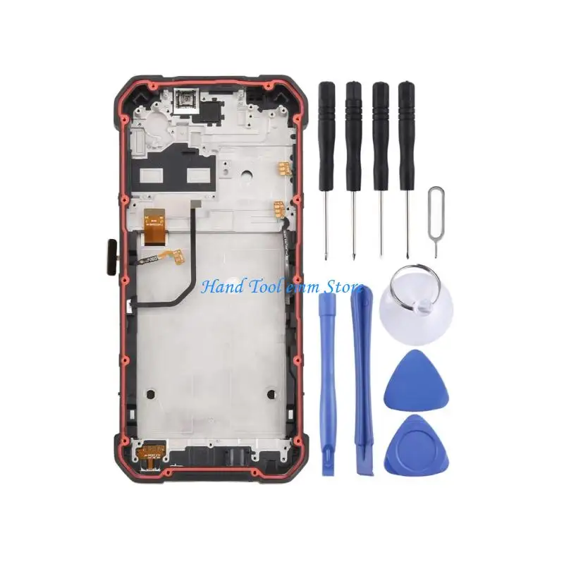 H37F High Resolution LCD Touch Screens Assembly Not Fall Defense Sensitive Touch Panel Replacement for Unihertz Tanks 2