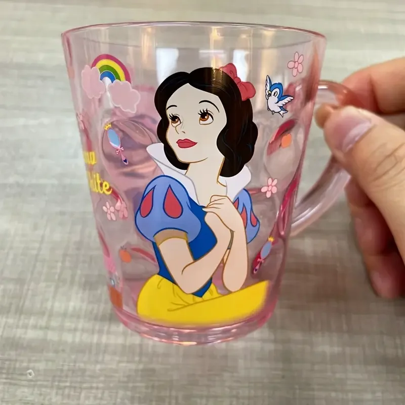 260 ML Disney Princess Elsa Water Cup Cartoon Cute Mug Cup Anime Home Supplies Room Decor Christmas Birthday Gift