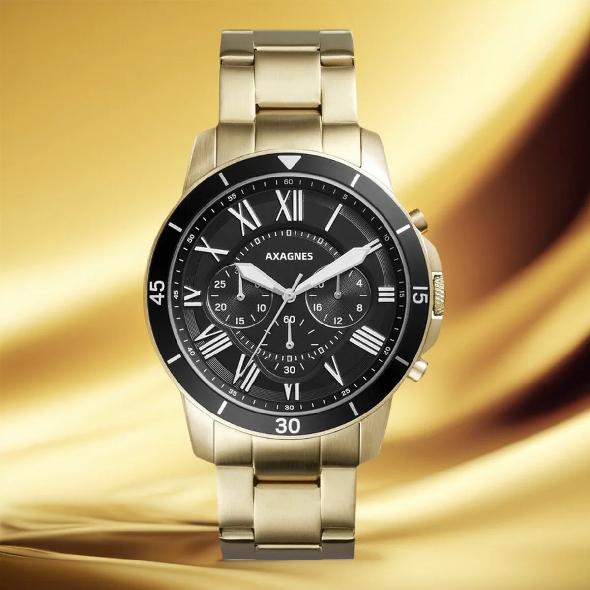 ساعة Grant Shi Ying الأصلية للرجال من الفولاذ المقاوم للصدأ ومتعددة الوظائف لقياس الوقت FS4736/FS4994/FS5267/FS5236