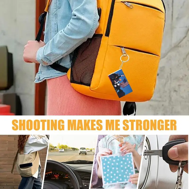 Acrylic President Pendant Ornament 2024 President Pendant With Chain 2024 President Pendant Patriotic Design Acrylic With Chain