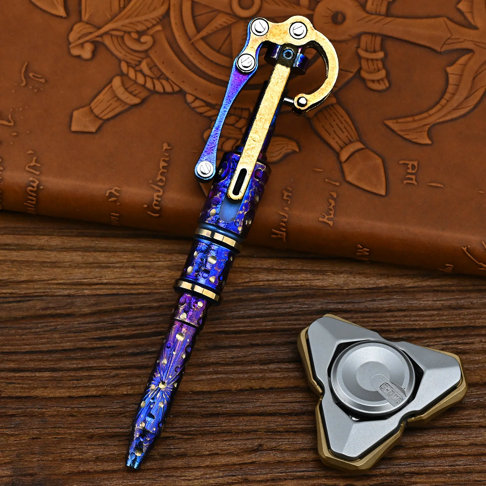 

Star Sky Limited EditionTitanium Alloy Tactical Pen Hand Carved Pen Metal Signature EDC