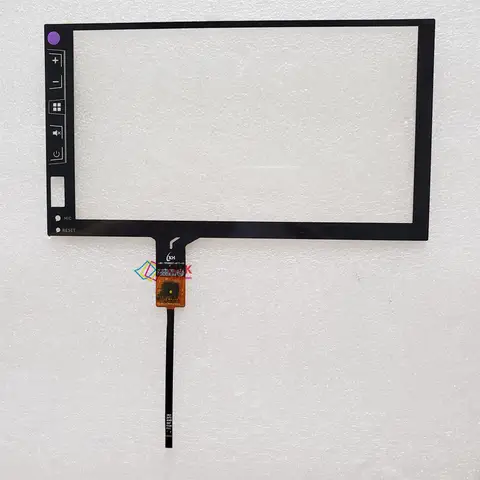 QVK LXH-TPC0037-677-V5 멀티미디어 플레이어 정전식 터치 스크린 디지타이저, 7 인치 P/N, GT615, 175x97mm