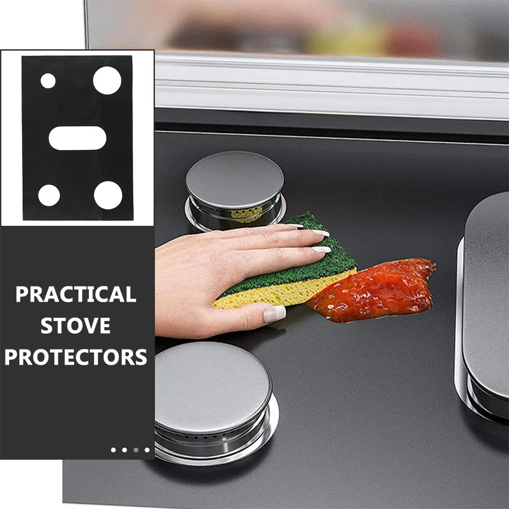 

1 set Reusable Stove Top Covers Anti Oil Cleaning Pads Gas Range Protectors Cooker Mats Kitchen Oil Proof Sets