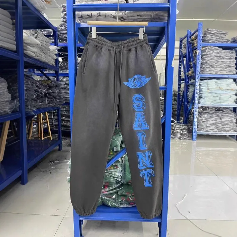 

Винтажные спортивные брюки с надписью «Ангелы» в стиле ретро, прямые брюки со средней талией, длинные модные городские брюки с подкладкой Fce, легкие глаза