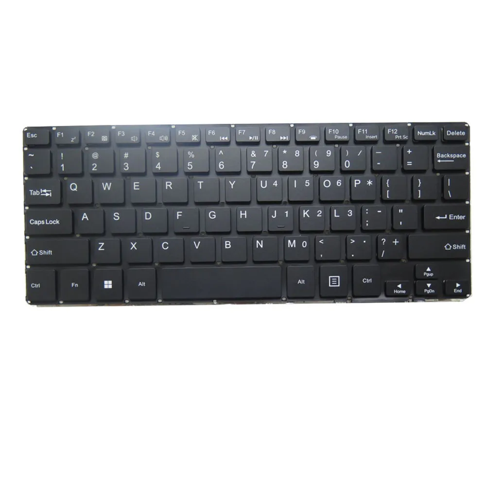 Image of Laptop-Tastatur für MB2455048 F0035-048, Schwarz, Vereinigte Staaten, US, mit Hintergrundbeleuchtung