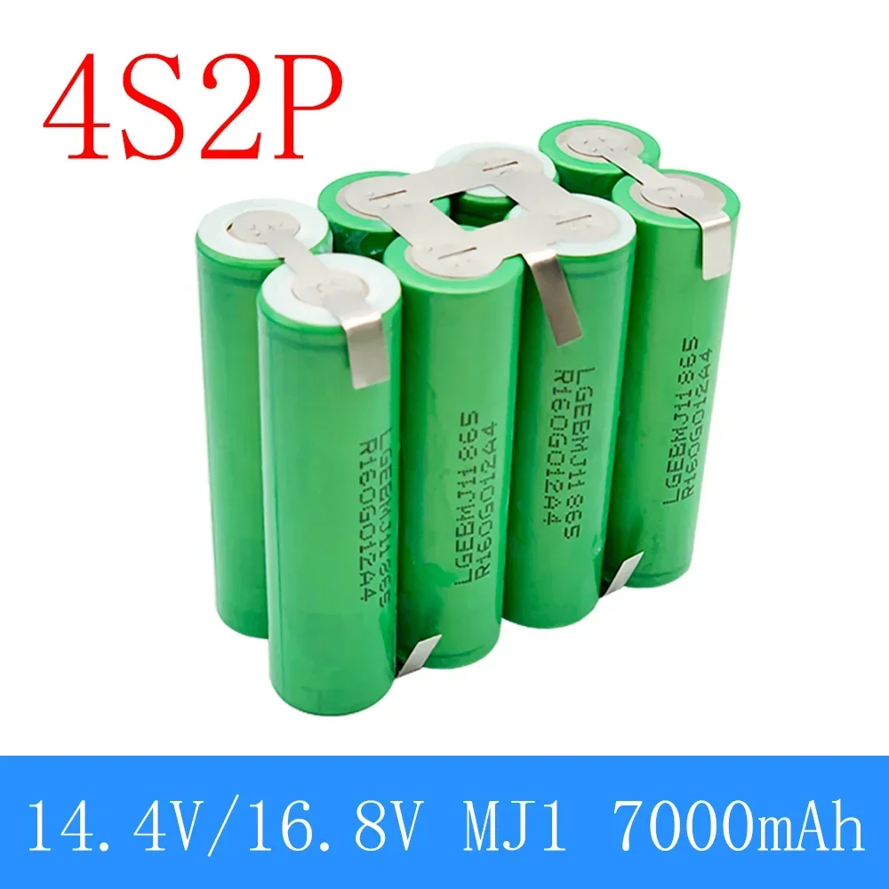 Przesyłka lotnicza 2S1P 1S3P 3S2P 4S2P 5S2P 8,4 V 3,7 V 10,8 V 16,8 V 18 V Akumulator MJ1 18650 3500 mAh do akumulatora wkrętarki 18 V