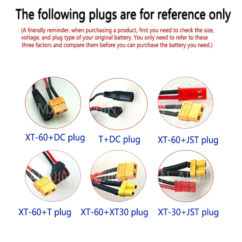 AIMJIN 48V Li-Ion battery 48V10.5Ah1000W13S3P Li-Ion battery pack,for 54.6V Citycoco BMS electric scooters+Charger XT30 JST Plug