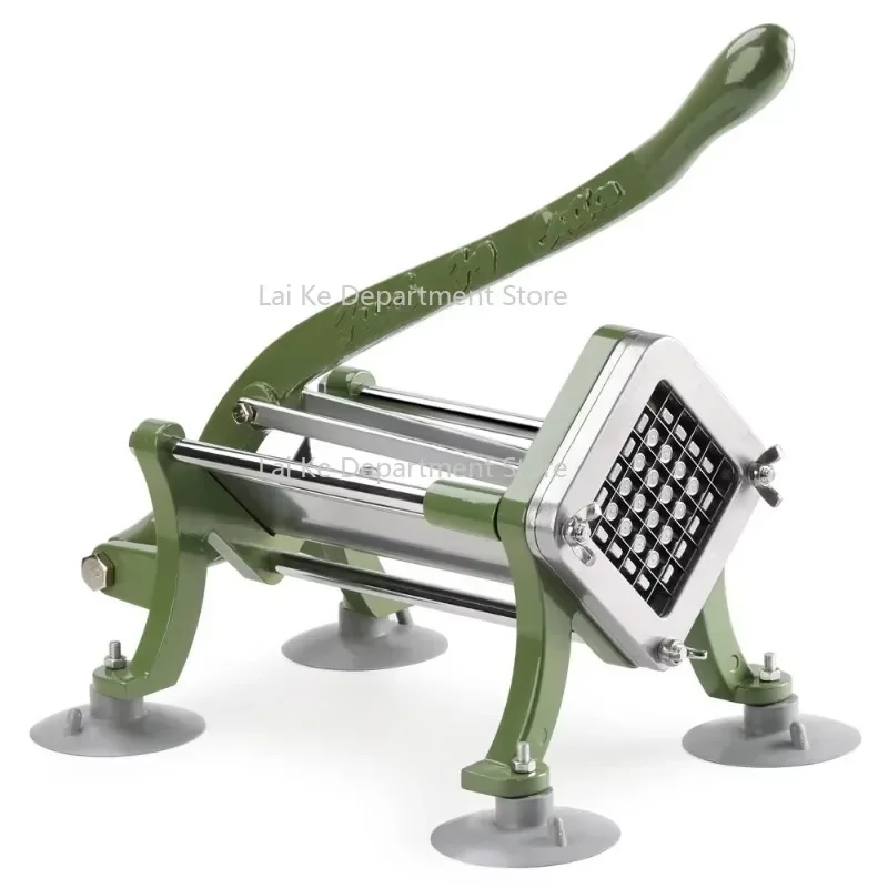 Stainless Steel Manual Potato Cutter Machine for French Fries Potatoes Carrots Cucumbers Vegetables-Core Gear Components