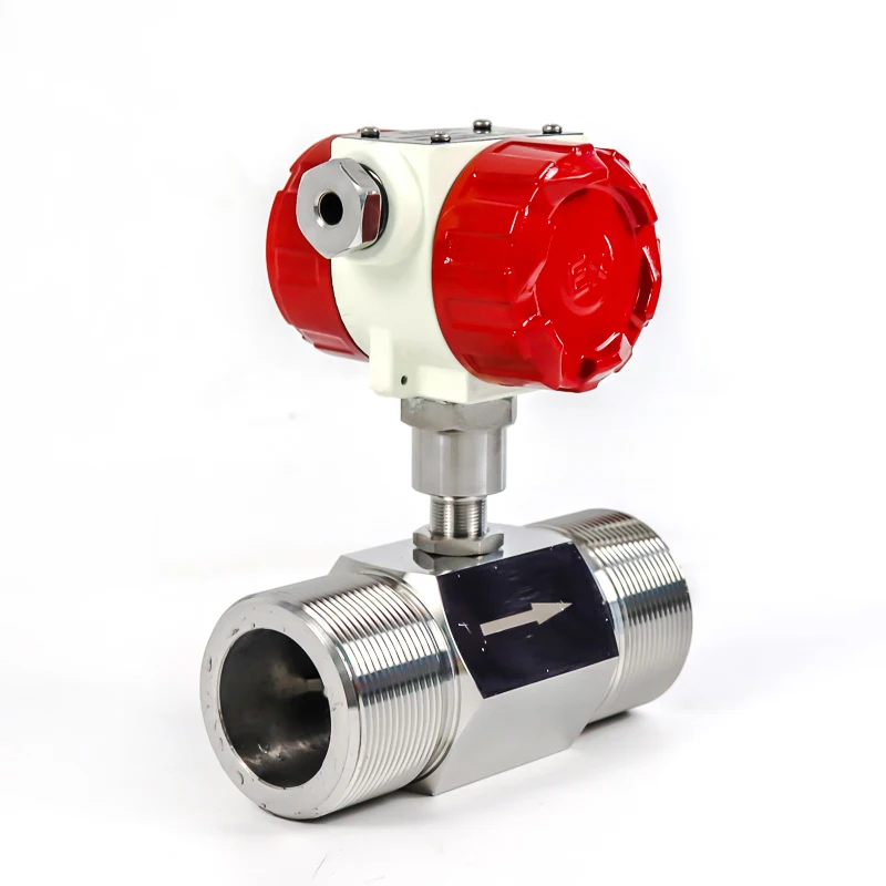 مقياس تدفق شفة مع توربينات من الفولاذ المقاوم للصدأ 304 للمياه/الزيت/الوقود/الديزل/الكحول الميثيل/نبض سائل نظيف 4-20mA #5