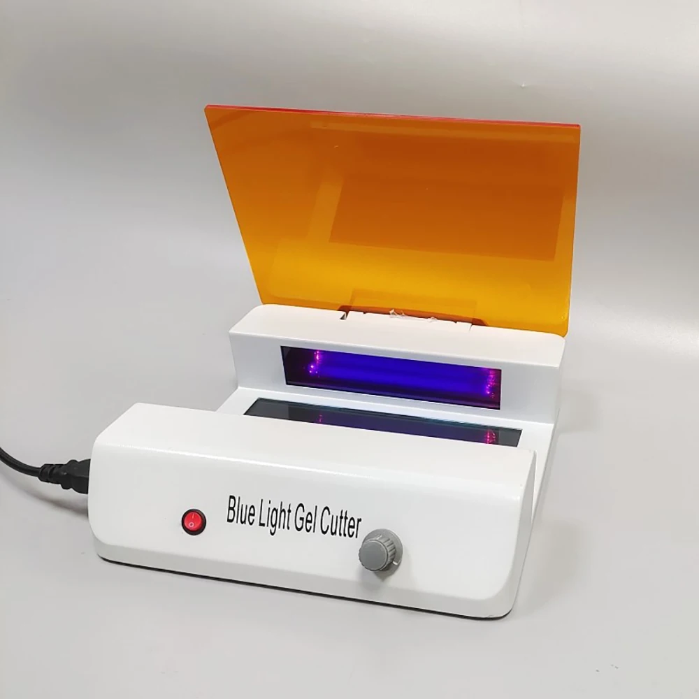110-220V Blue Light Gel Cutter, Lab Use for Nucleic Acid & Protein Electrophoresis, UV Fluorescent Gel Electrophoresis
