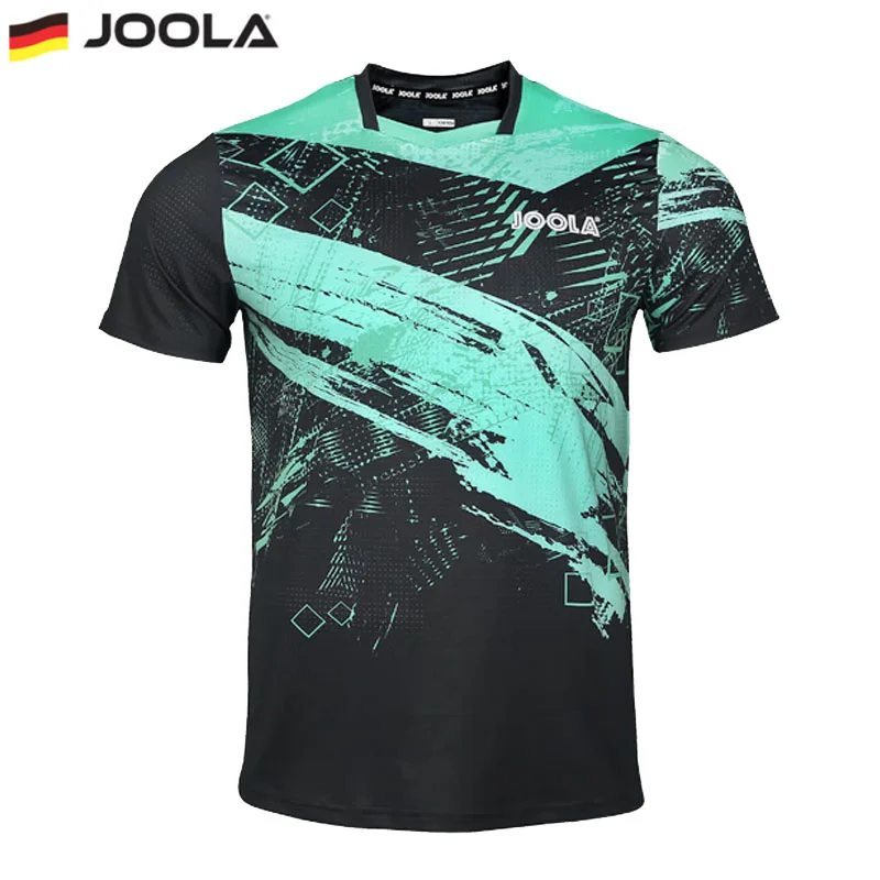 JOOLA 2207 maglia da Ping Pong comoda maglietta sportiva da uomo e da donna camicia da Ping Pong a maniche corte traspirante ad asciugatura rapida