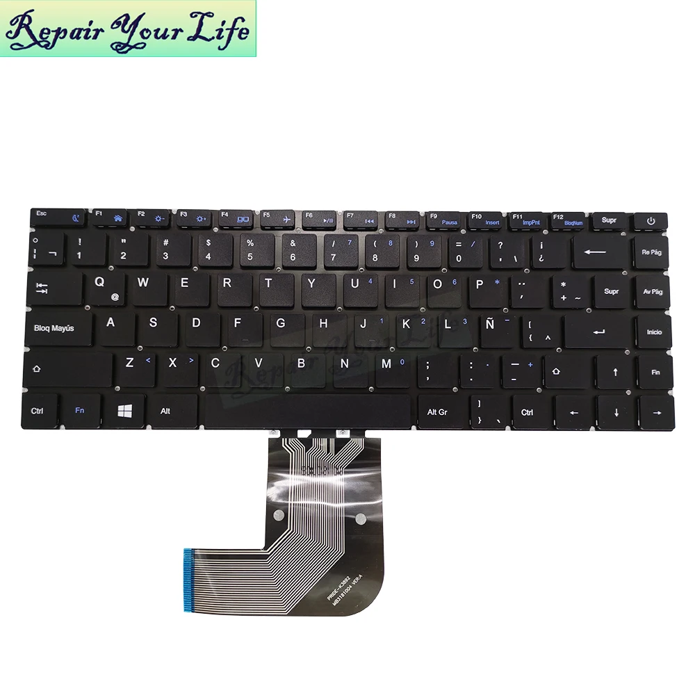 MB3181004 US English Latin Laptop Keyboard for GATEWAY GWTN133-1 GWTN133-1BL GWTN141-1 GWTN141-1BL GWTN141-1BK XK-HS105