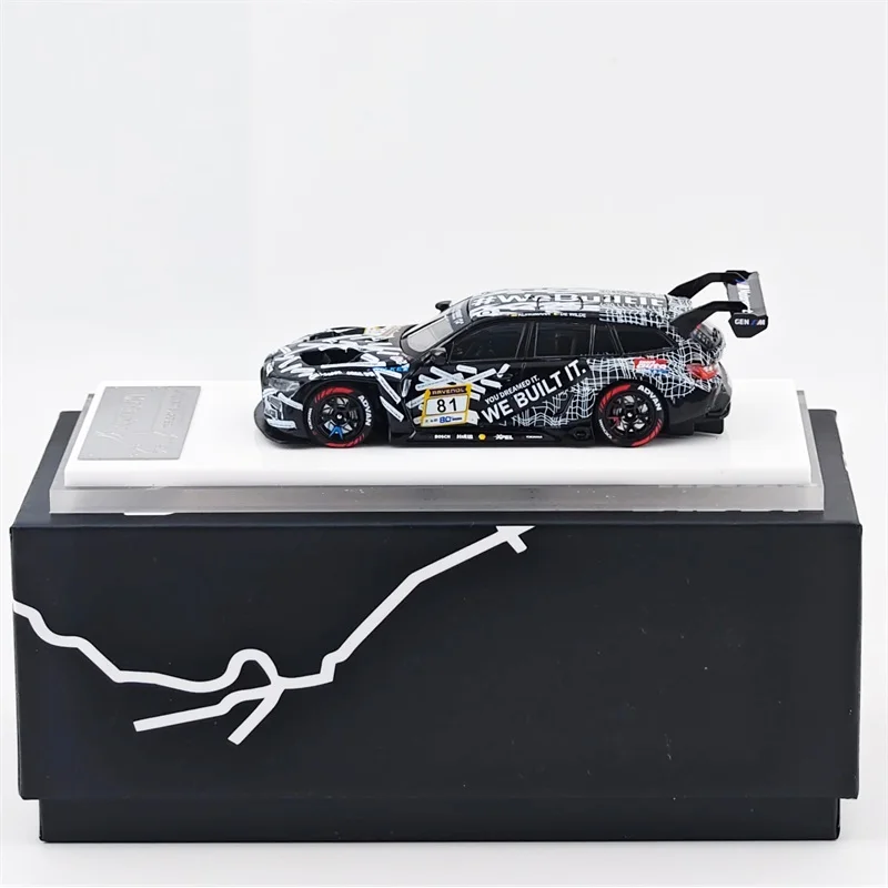 JICAR JC 1:64 Black White Livery G81 M3 Touring Nurburgring 24h #81 Alloy Vehicle Collectible Car Model