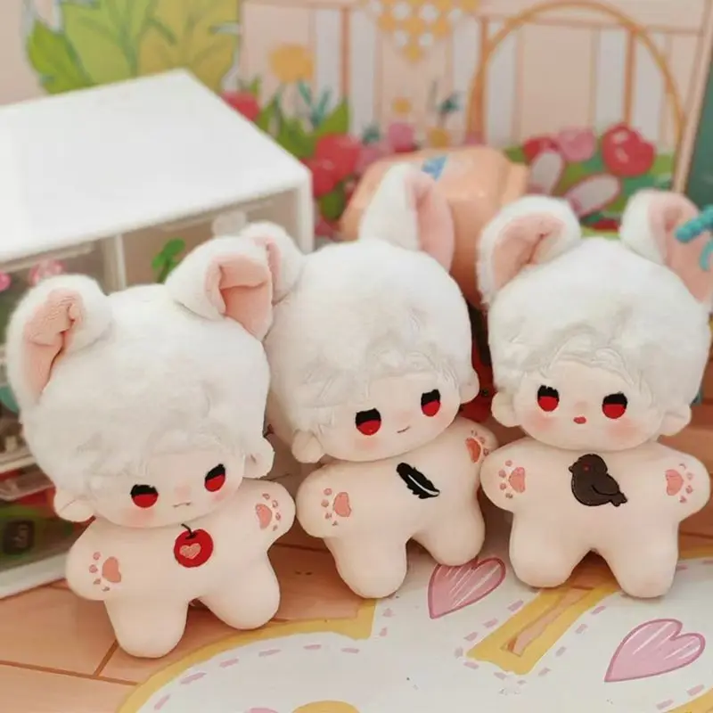

10cm Anime Love and Deepspace Sylus Xavier Dress-up Dolls Cosplay Cotton Stuffed Plush Doll Body Plushie Toy Figure Gift
