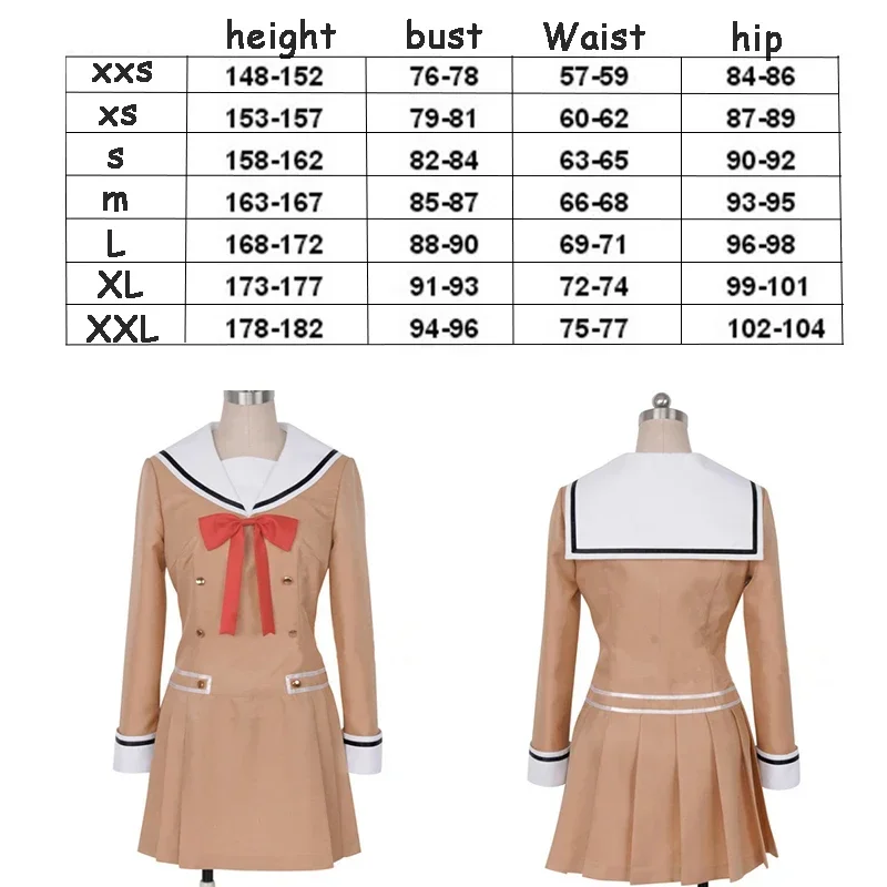 Japanese Anime BanG Dream OYAMA Kasumi HANAZONO Cosplay Costume Girls High School Uniform Halloween Carnival Outfit Set