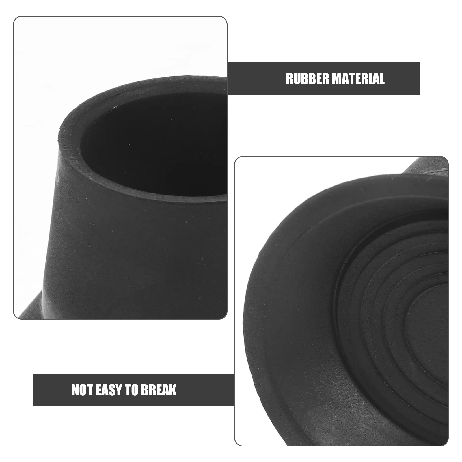 

6Pcs Trampoline Rubber Suction Caps Antislip Foot Covers Noise Reduction Furniture Stability Floor Scratch Protector