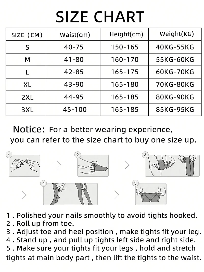 Kave 3 Pairs 20D Women\'s Sheer Tights Ultra Thin High Waist Pantyhose Thigh High Stockings