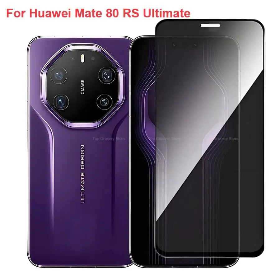 

Mate 80 RS Ultimate Anti Spy Privacy Tempered Glass Screen Protector Compatible For Huawei Mate80rs Phone Film
