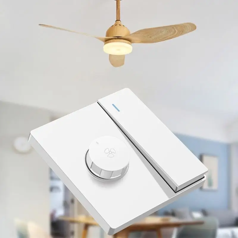 U0DE 220V ユニバーサル調整天井ファン速度制御速度アジャスタースイッチ付き