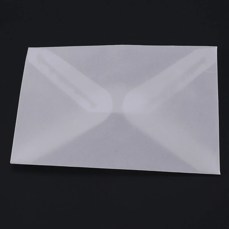 100Pcs Translucent Sulfuric Acid Paper Envelopes Envelopes For DIY Postcard/Card Storage,Wedding Invitations,Gift Packaging