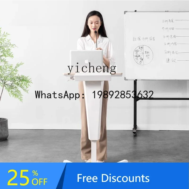 F1 Escola Professor Podio Conferência Podio Cadeira de Conferência Moderno Simples Mesa de Elevação Móvel