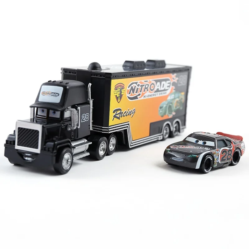 Disney Pixar Auto 2 3 Metalen spuitgieten autospeelgoed #   95 McQueen Truck King Jackson Storm Sally Kerstverjaardagscadeau voor kinderen
