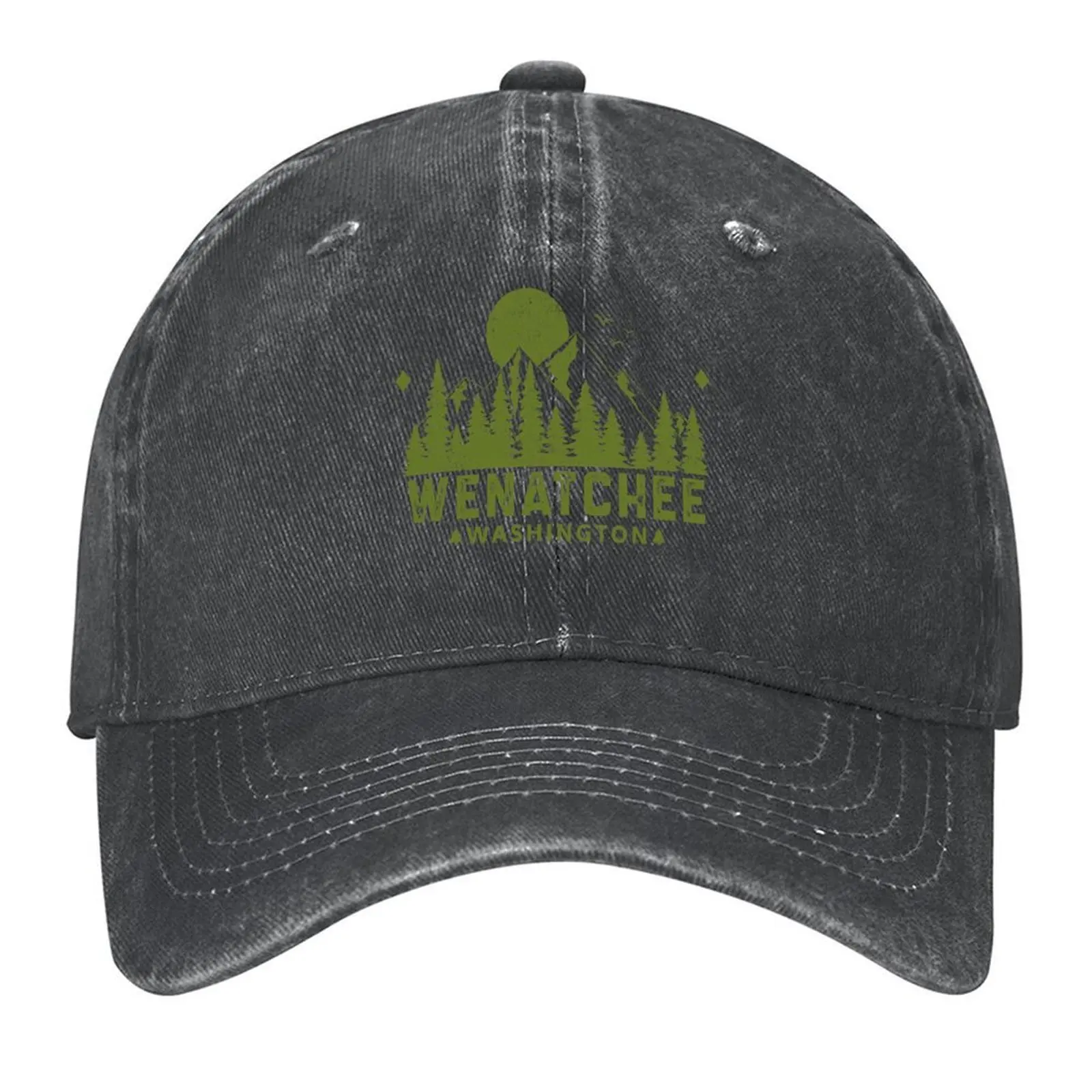 

Wenatchee Washington Mountain Sight Baseball Cap sun caps Sports Cap Hat Baseball Cap Sun Hat For Children Mens Hats Women's