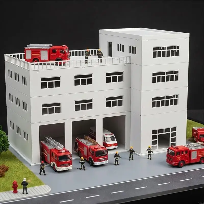 Realistic Garage Building Model Kits With Precise ABS Part For Creative Play And Display 1/64 1 1 100 1 150 A2UB