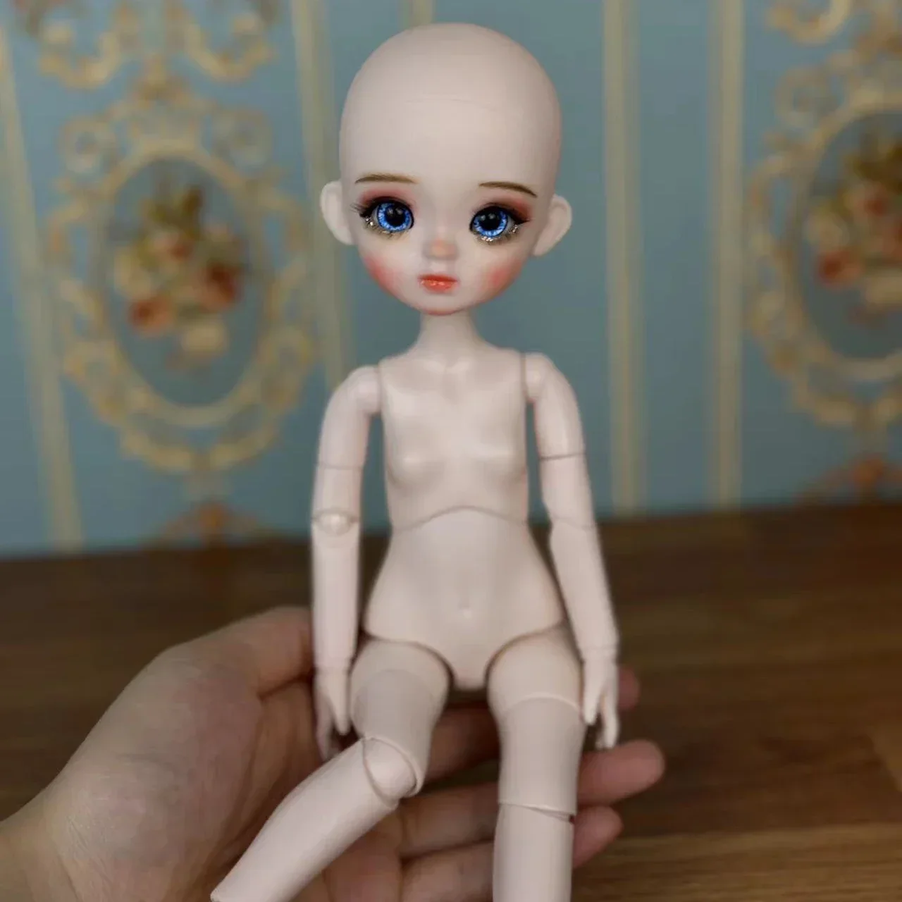 Handmade Makeup 1/6 BJD Doll 30cm Princess Doll Toy Gift, Dolls for Girls (optional for Eyes and Hair)