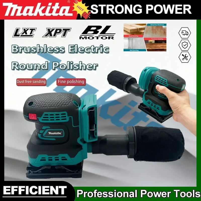 

Makita 3-Speed Disc Random Orbital Brushless Electric Cordless Sander Grinding Polisher Sanding Machine Fit 18V Battery