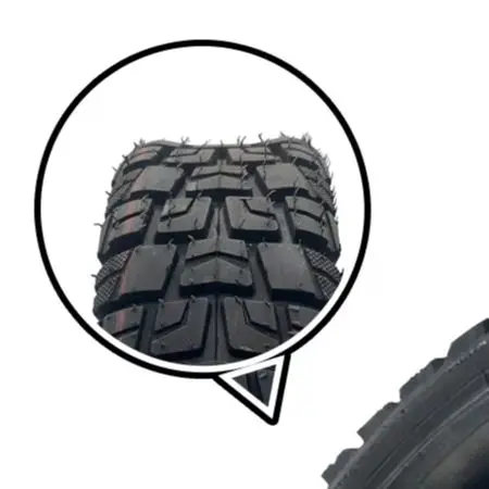 Tubeless 10 Inch for e-scooter Tire Commuting Thickened Rubber Widened for tread Deep Groove Pattern Enhanced Load Capacity