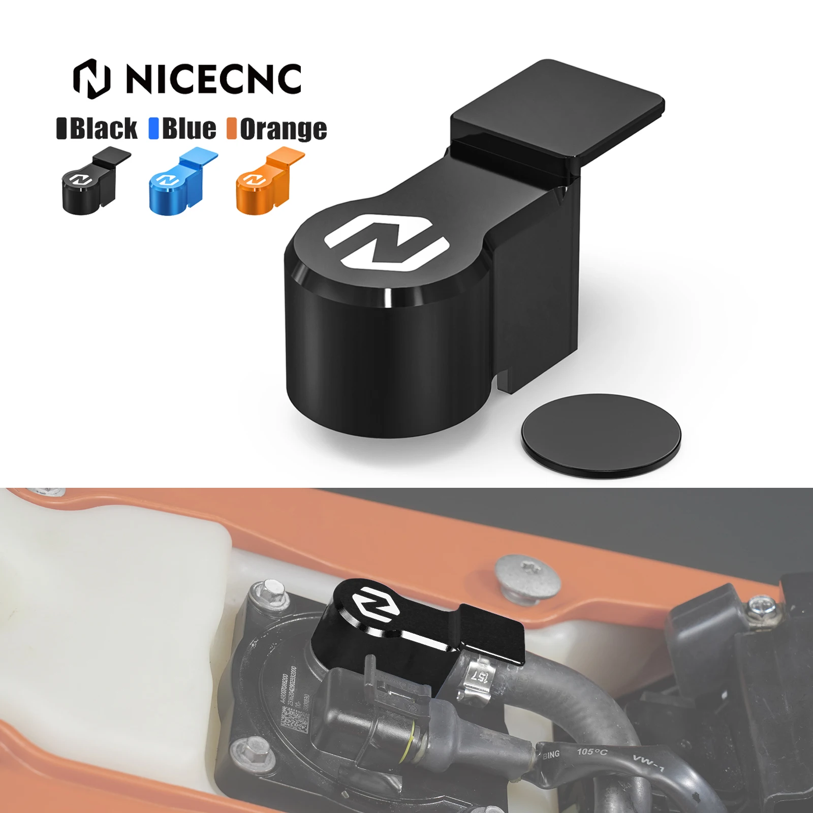 

NICECNC For GasGas EC 300 EC 250 MC 125 MC250F EX 250 300 2024-2025 Fuel Pump Protector For Husqvarna TE 300 FE250 FE 350 FE 450
