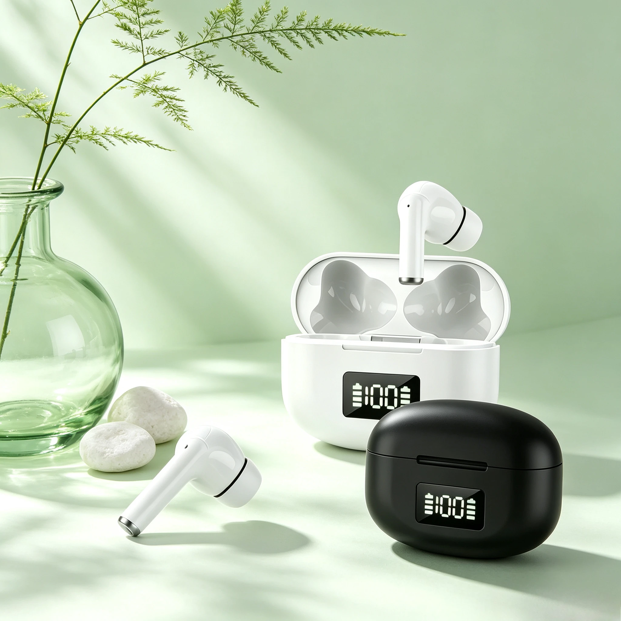 Bluetooth Earbuds Wireless Headphones Lightweight Bluetooth Headsets Distribute Weight Evenly To Prevent Neck Strain view 2