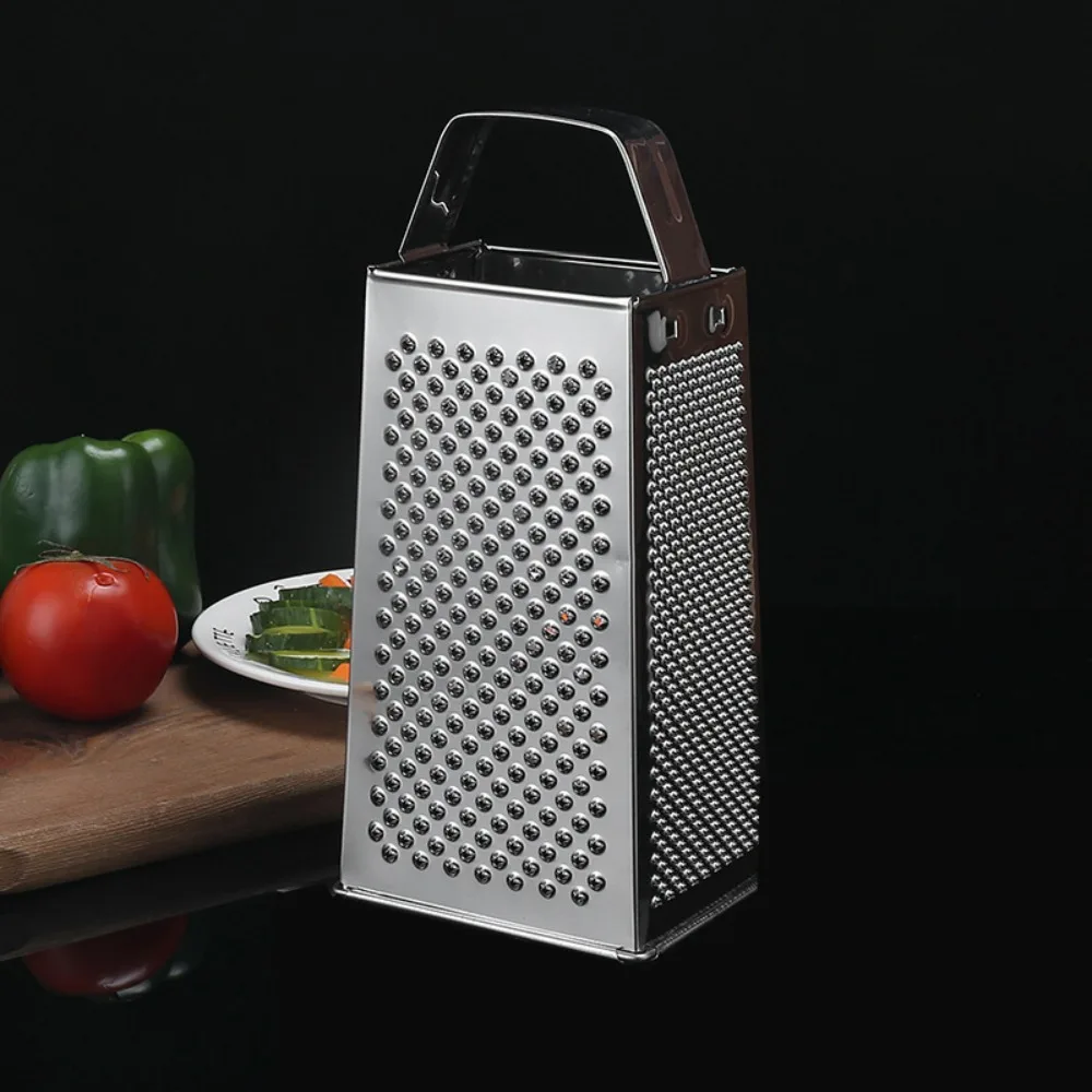 Convenient 4 In 1 Stainless Steel Grater Cooking Utensils Multifunctional Four-Sided Shredders Fruit Vegetable Cutter Fruit