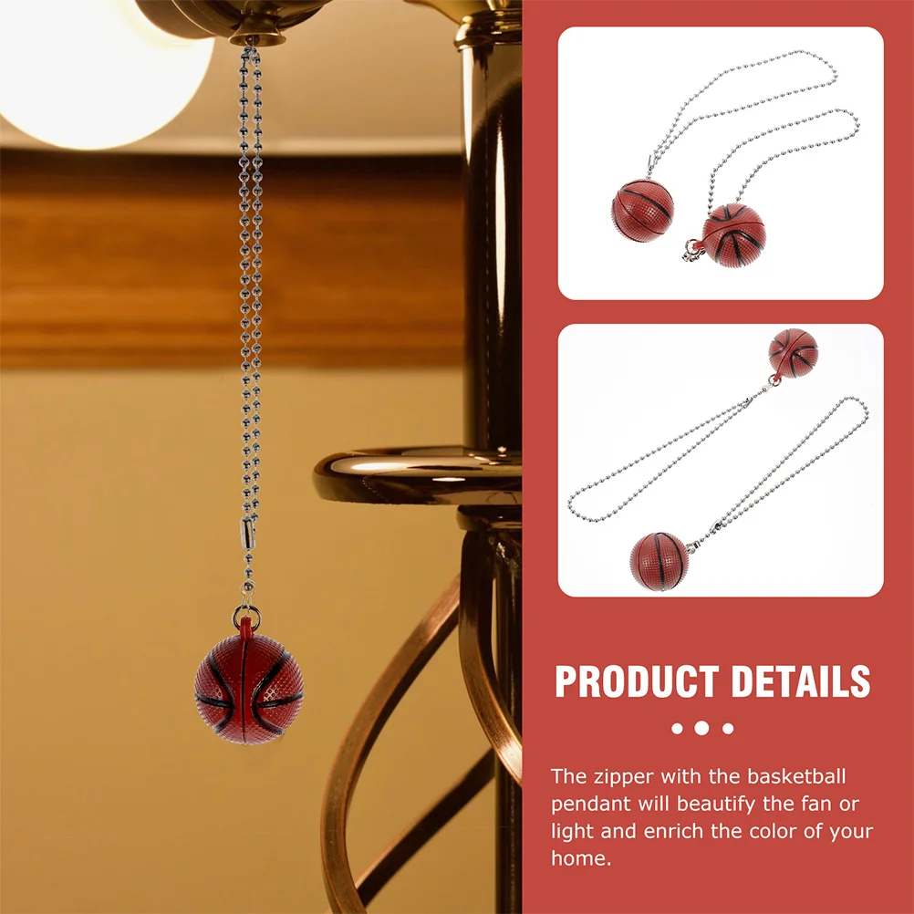 

2Pcs Fan Pull Extender Chain Colorful Telescopic Connector Durable Rustproof Ceiling Lighting Accessories Portable