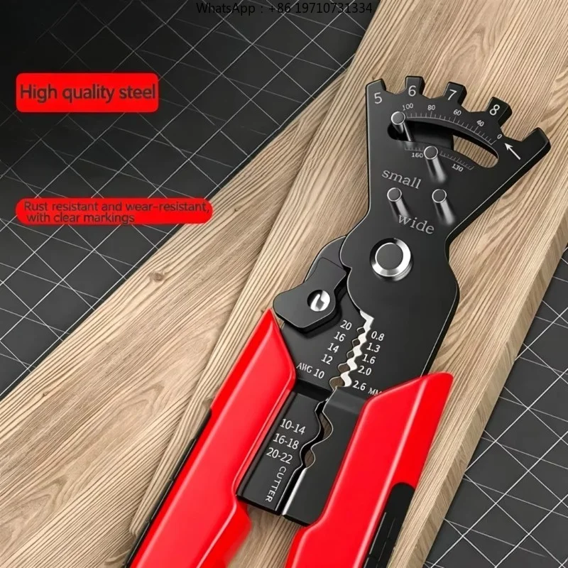 Labor Saving Electrical Crimping Pliers Wire Stripping Bending Cutting Tool for Terminal Plug Male Female Connector Distribution