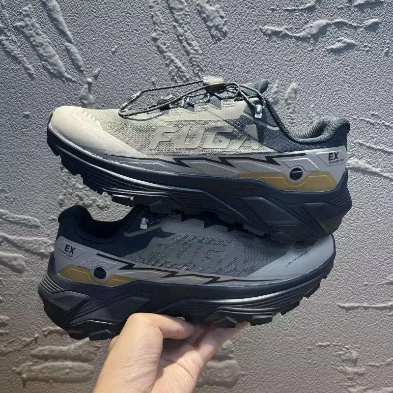 Popular Anti Slip and Wear-resistant Men's and Women's Sports Off-road Running Shoes Breathable Elastic Band Men's Sports Shoes