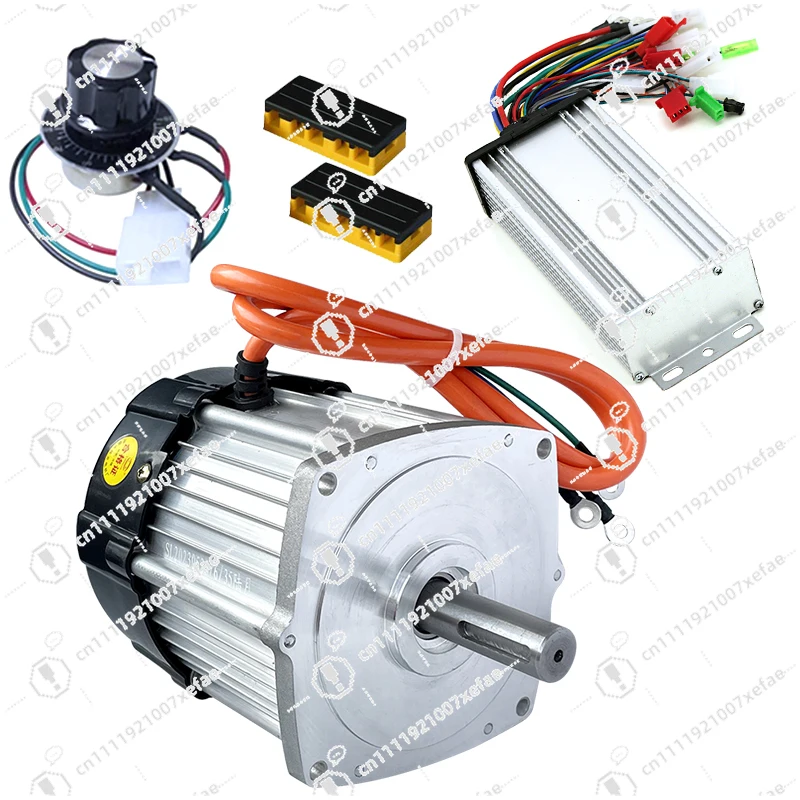 Electric tricycle, motor 19mm shaft slot 1500W heavy load 750kg high torque fan