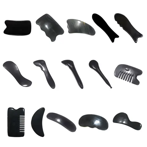Water Buffalos Horn Gua Sha 마사지 도구 바디 스크래핑 페이셜 및 바디 스킨 Gua Sha 페이셜 툴 드롭 배송 Water Buffalos Horn Gua Sha 마사지 도구 바디 스크래핑 페이셜 및 바디 스킨 Gua Sha 페이셜 툴 드롭 배송