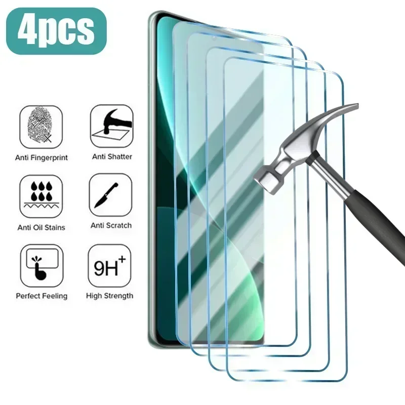 

4PCS Tempered Glass For Xiaomi Poco X5 Pro F4 X4 X3 GT F3 M5 M5S Screen Protector For Poco M4 M3 X4 Pro 5G X3 NFC F2 Pro glass