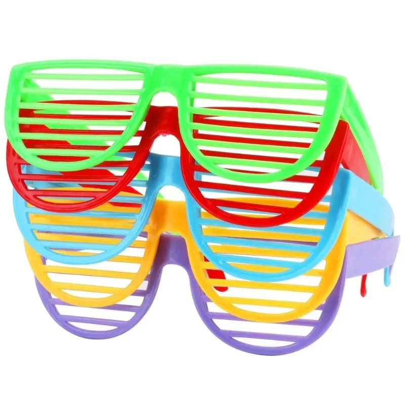 6/12Pcs Shutter Shades Glasses Toys Kids Boy Girls Glasses Makeup Birthday Party Favors Pinata Fillers Toys Gifts Goodie Bags