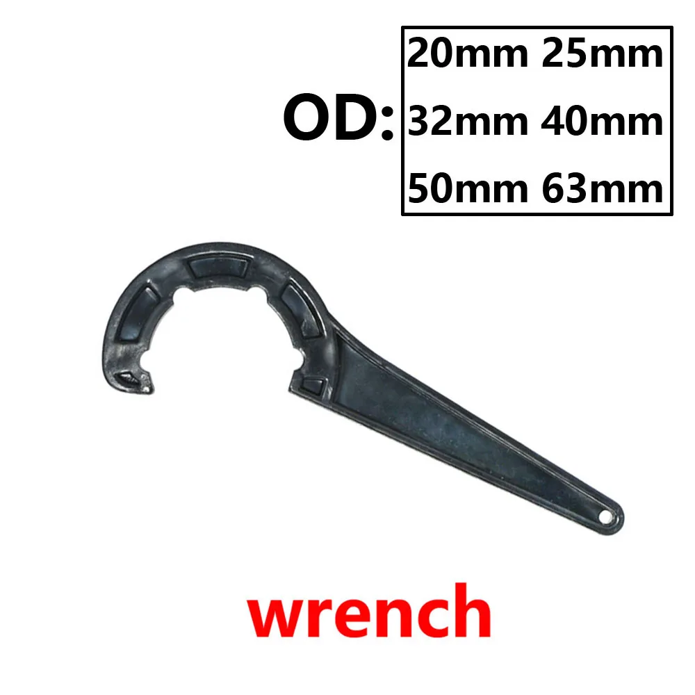 T-type 20/25/32/40/50/63mm Pvc Pe tubo Tee connettore rapido valvola a sfera Splitter acqua rubinetto da giardino Tee valvola di controllo del