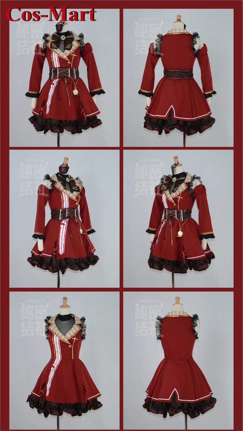 كوس مارت أنيمي VTuber Hololive Houshou البحرية تأثيري حلي جميلة حلوة فستان موحد نشاط حفلة لعب الأدوار الملابس