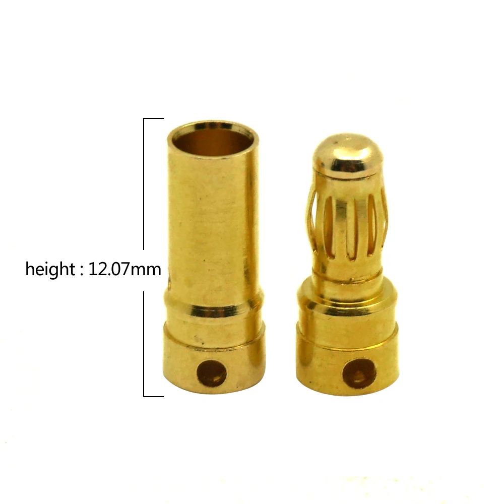 TRINOOD 2/3.5/4mm Male Female Plug  MT60 Bullet Connector  EC3 EC5 Banana Plug Adapter for RC Airplane Car Model RC Lipo battery